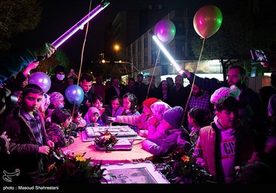 جشن تولد امام حسن (ع) در بلوار کشاورز