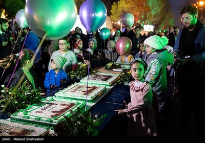 جشن تولد امام حسن (ع) در بلوار کشاورز