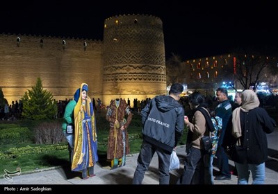 مسافرین نوروزی در مجموعه ارگ کریمخان زند-شیراز