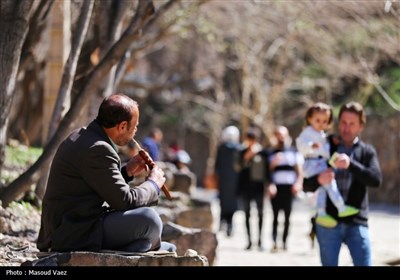 حضور گردشگران نوروزی در ارس