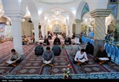 جز خوانی قرآن کریم در مسجد جامع سنندج