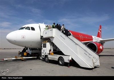 مسافران نوروزی در فرودگاه شهید هاشمی نژاد مشهد