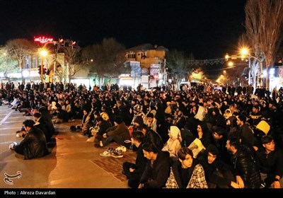 مراسم احیای شب بیست و یکم ماه مبارک رمضان در اردبیل