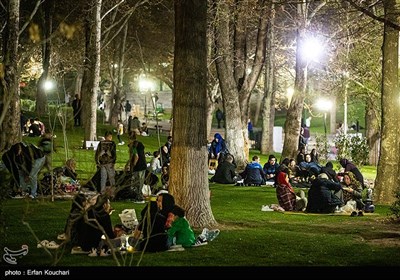 حضور مردم زنجان در بوستان‌ها در عید فطر
