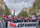 تظاهرات تعمّ عواصم أوروبیة إحیاءً لیوم الأرض وتضامناً مع غزة