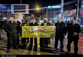 تجمع مردم اردبیل در محکومیت ترور سرداران و افسران ایرانی