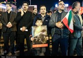 تجمع مردم اردبیل در محکومیت ترور سرداران و افسران ایرانی
