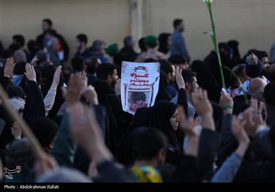 تجمع در محکومیت ترور سرداران و افسران ایرانی -همدان