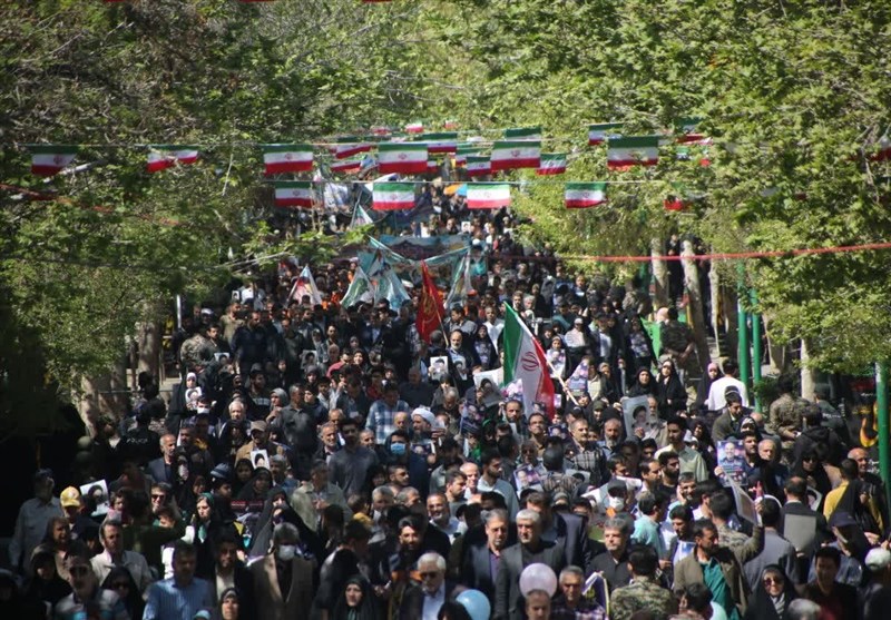 فریاد آزادی قدس در استان خوزستان طنین‌انداز شد+فیلم