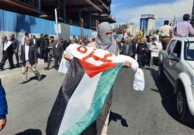 حماسه مردم شاهرود در حمایت از مردم مظلوم غزه