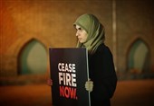 گردهمایی زنان مسلمان و فریاد مظلومیت &quot;غزه&quot; با یک نمایش هنری