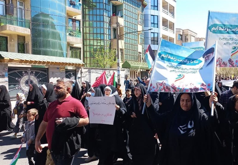 راهپیمایی پرشور مردم استان تهران