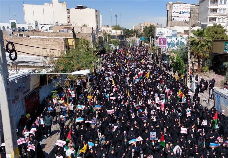 راهپیمایی پرشور مردم استان تهران