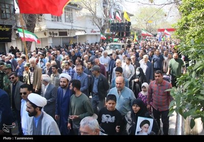 راهپیمایی روز جهانی قدس در مازندران 