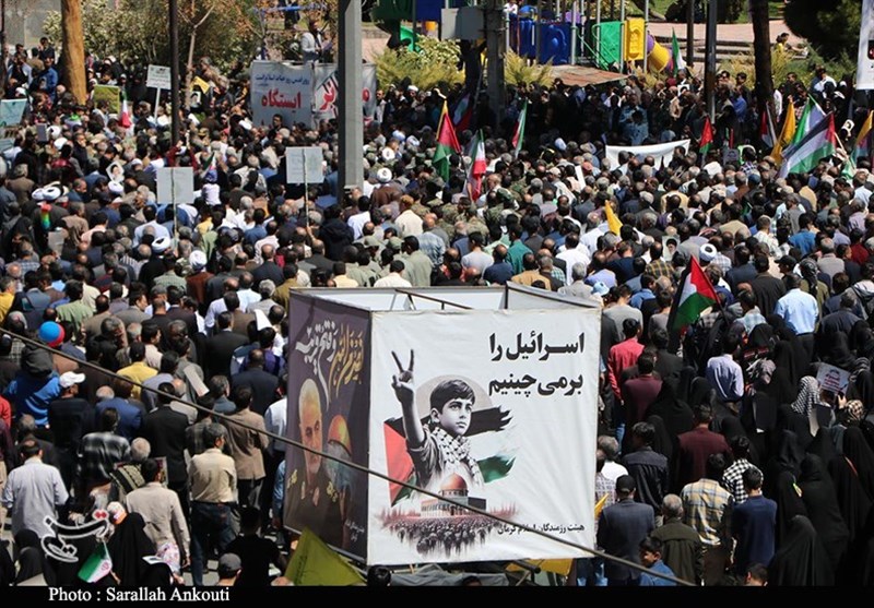 راهپیمایی باشکوه مردم کرمان در روز قدس + تصاویر