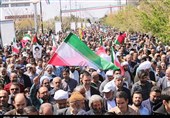 راهپیمایی سمنانی‌ها در حمایت از عملیات وعده صادق