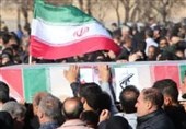مراسم تشییع شهید جلادتی در تهران آغاز شد+فیلم