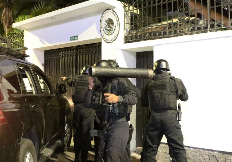 Iran Voices Concern on Ecuador Raid on Mexico Embassy