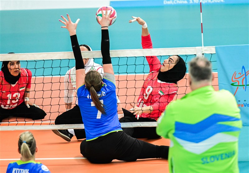 Iran Women’s Sitting Volleyball Team Loses to Slovenia at 2024 Paralympic Qualification