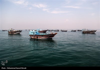 Парад авторитета Народной морской мобилизации в Персидском заливе