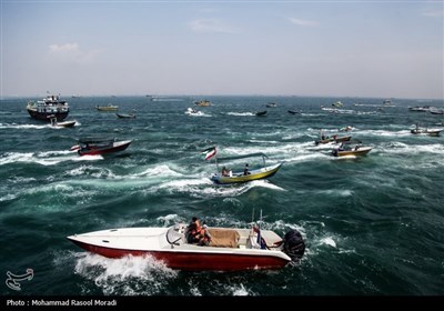 Парад авторитета Народной морской мобилизации в Персидском заливе