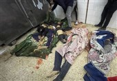 انتشال 4 شهداء فی مخیم النصیرات بغزة