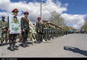 مراسم تشییع پیکر مطهر شهید امنیت شهید مجتبی نعمت پور-شهرستان سلسله