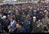 مراسم تشییع پیکر مطهر شهید امنیت شهید مجتبی نعمت پور-شهرستان سلسله