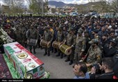 مراسم تشییع پیکر مطهر شهید امنیت شهید مجتبی نعمت پور-شهرستان سلسله