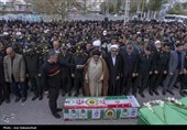 مراسم تشییع پیکر مطهر شهید امنیت شهید مجتبی نعمت پور-شهرستان سلسله