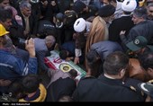 مراسم تشییع پیکر مطهر شهید امنیت شهید مجتبی نعمت پور-شهرستان سلسله
