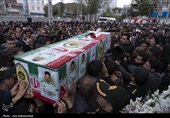 مراسم تشییع پیکر مطهر شهید امنیت شهید مجتبی نعمت پور-شهرستان سلسله