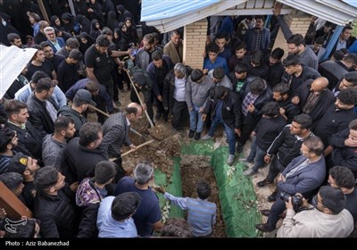 مراسم تشییع پیکر مطهر شهید امنیت شهید مجتبی نعمت پور-شهرستان سلسله