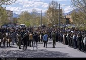 مراسم تشییع پیکر مطهر شهید امنیت شهید مجتبی نعمت پور-شهرستان سلسله