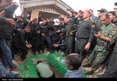 مراسم تشییع پیکر مطهر شهید امنیت شهید مجتبی نعمت پور-شهرستان سلسله