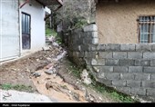 خسارات سیلاب در روستای لیماچال اشکور رحیم آباد -گیلان