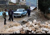 خسارات سیلاب در روستای لیماچال اشکور رحیم آباد -گیلان