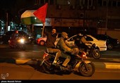 تجمع مردم تهران در حمایت از عملیات سپاه علیه رژیم صهیونیستی در میدان فلسطین
