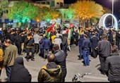قیام مردم تبریز در حمایت از حملات موشکی سپاه به اسرائیل