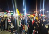 تجمع بوشهری‌ها در حمایت از حمله به اسرائیل+فیلم و عکس
