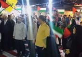 تجمع بوشهری‌ها در حمایت از حمله به اسرائیل