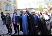 تجمع طلاب و روحانیون در حمایت از عملیات سپاه علیه رژیم صهیونیستی - همدان