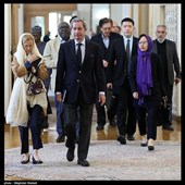 نشست  وزیر امورخارجه با سفرای خارجی مقیم تهران