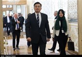 نشست  وزیر امورخارجه با سفرای خارجی مقیم تهران