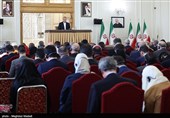 نشست  وزیر امورخارجه با سفرای خارجی مقیم تهران