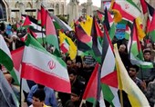 تجمع مردم کرمان در حمایت از اقدام سپاه علیه رژیم صهیونسیتی