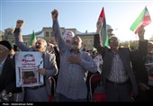 تجمع مردم همدان در حمایت از عملیات سپاه علیه رژیم صهیونیستی