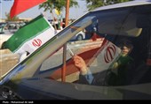 راهپیمایی خودرویی مردم قم در حمایت از عملیات سپاه علیه رژیم صهیونیستی