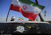 راهپیمایی خودرویی مردم قم در حمایت از عملیات سپاه علیه رژیم صهیونیستی