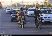 رژه خودرویی مردم نطنز در حمایت از پاسخ سپاه + فیلم